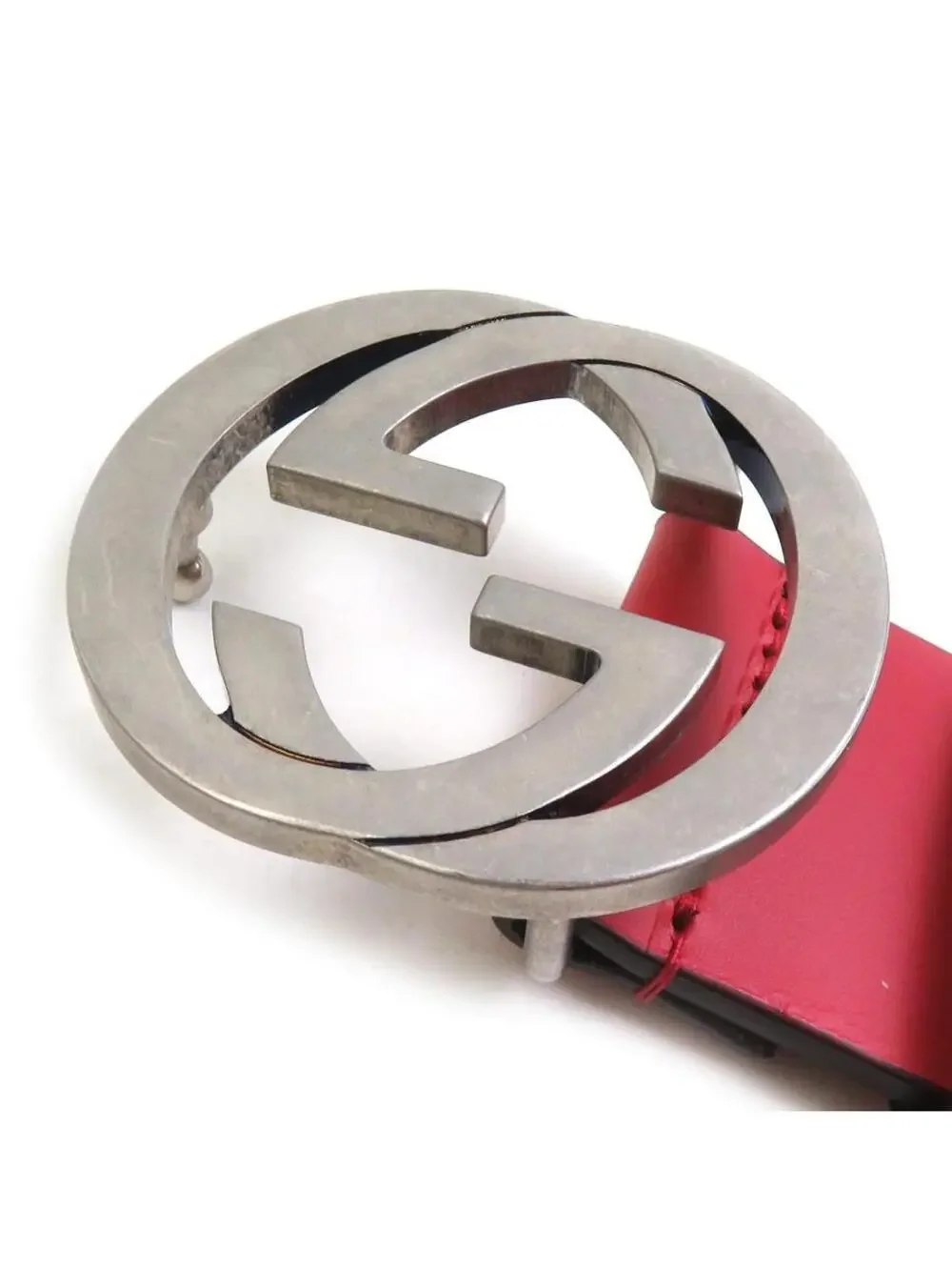 Auth Gucci Interlocking G Belt #324230G28B